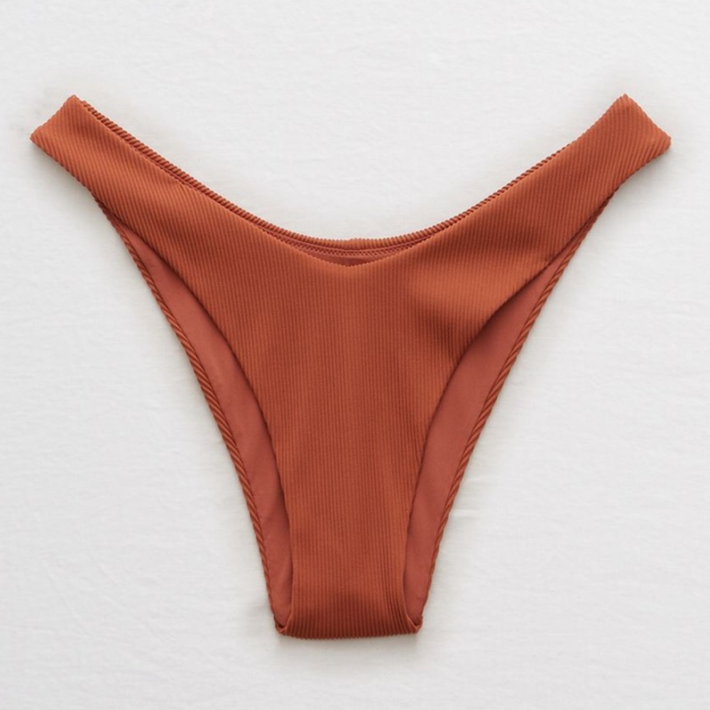 NWOT Aerie Ribbed Bikini Bottoms